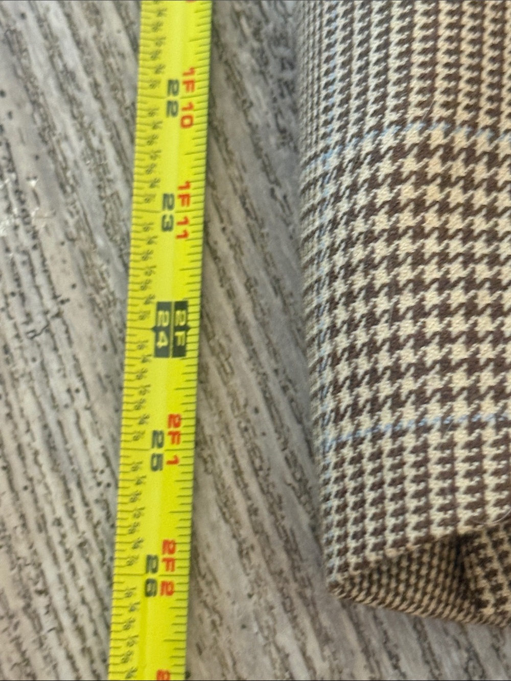 Lauren Ralph Lauren Tan Glen Plaid Sport Coat Blazer - Picture 8 of 9